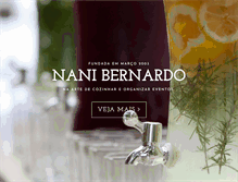 Tablet Screenshot of nanibernardo.com.br